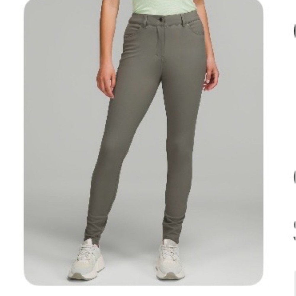 City Sleek Slim Fit High Rise Pant